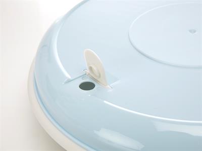 Retro КУТИЯ ЗА СЪХРАНЕНИЕ С 3 отделения Пластмасов Blue.