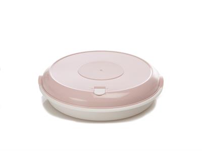 Retro КУТИЯ ЗА СЪХРАНЕНИЕ С 3 отделения Пластмасов Pink