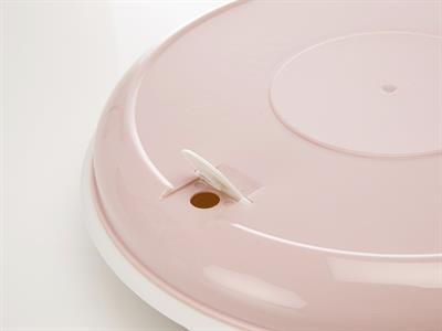 Retro КУТИЯ ЗА СЪХРАНЕНИЕ С 3 отделения Пластмасов Pink