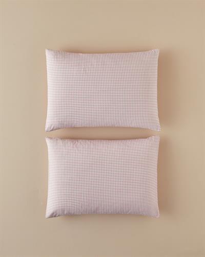 Retro Flower Калъфка За Възглавница 2 бр. Памучен 50x70 см Розов