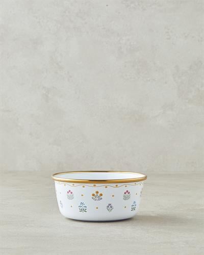 Retro Petite Купа Емайлиран 12 см Бял