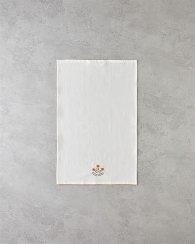 Retro Revival Кърпа За Сушене Памук 30x50 см Кремав - Син