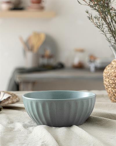 Rhoda Купа Каменна керамика 17 см Зелен