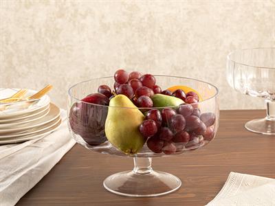 Rhoda Купа За Презентация С Крака, Стъкло, Прозрачен, 24 Cm