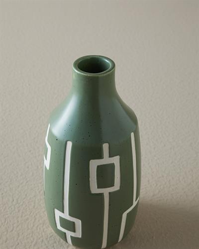 Rhonda Ваза 10,5x10,5x19,5 см Зелен