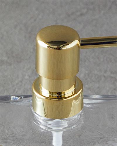 Rhonda Дозатор За Течен Сапун За Баня Стъкло 10x6x15 см Прозрачен