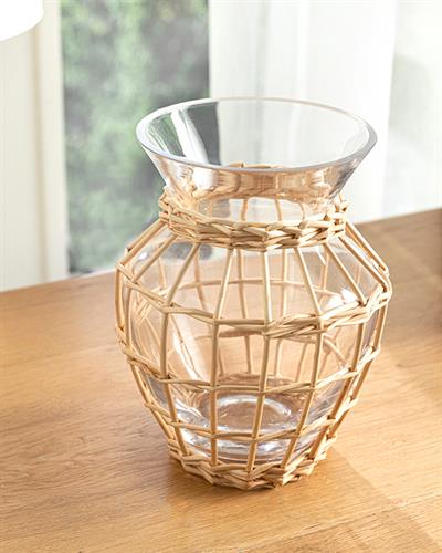 Rhonda Ваза Стъкло 14,5X14,5X17 см Прозрачен