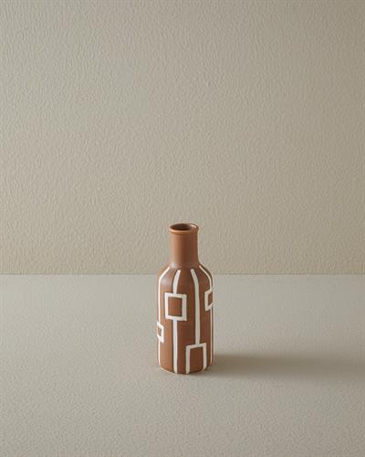 Rhonda Ваза 7x7x20,5 см Brown