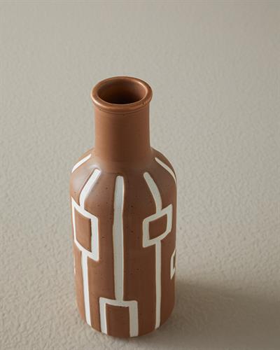 Rhonda Ваза 7x7x20,5 см Brown