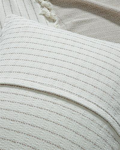 Rhys Покривка За Легло К Двоен Размер, Тъкан, Бежово, 240 X 260 Cm