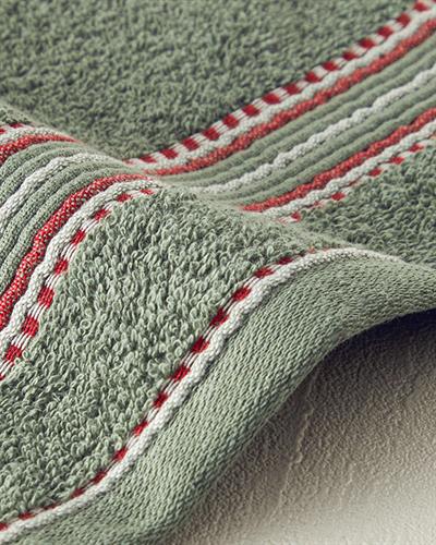 Rhys Кърпа За Ръце С борд Памучен 30x45 см Зелен