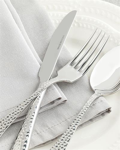 Riba Stainless Steel 6 Person-18 Pcs Cutlery Set Silver.