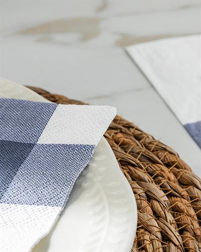 Ribbon Хартиени Салфетки 20 бр. Хартия 33x33 см Сив