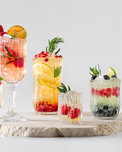 Ricco Чаша 4 Бр., Стъкло, Прозрачен, 210 Ml