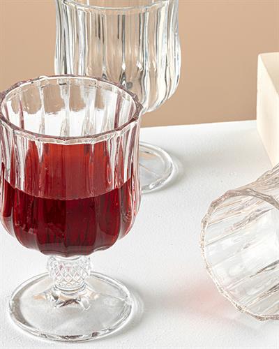 Ricco Чаша 4 Бр., Стъкло, Прозрачен, 165 Ml