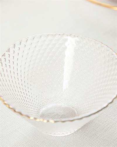 Riley Glass Appetizers 8 cm Transparent