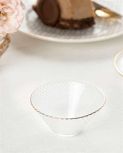 Riley Glass Appetizers 8 cm Transparent