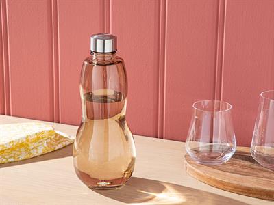 Ring Glass Bottle 1100 ml Beige