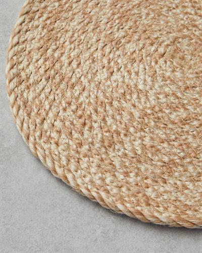 Ring Jute Decorative Jute Carpet 90x150 cm Natural