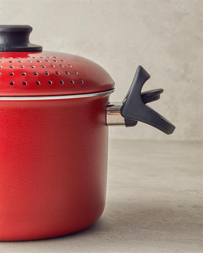 Rio Тенджера Спагети Алуминий 20 см Червен