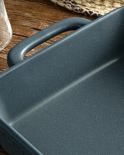 Ripple Тепсия За Фурна Stoneware, Тъмно Синьо, 36 X 21 Cm
