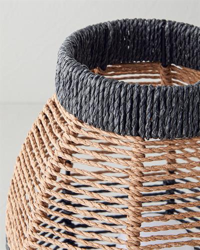 Rita Абажур Хартиено влакно 12x20x32 см Натурален..