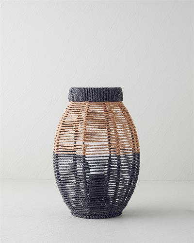 Rita Абажур Хартиено влакно 12x20x32 см Натурален..