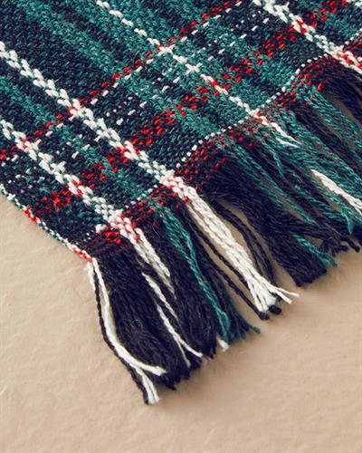 Rita Шал За Диван 130x170 см Тъмнозелен