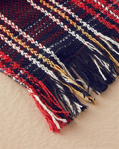 Rita Шал За Диван 130x170 см Червен