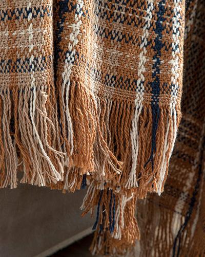 Rita Chair Shawl 130x170 cm Brown