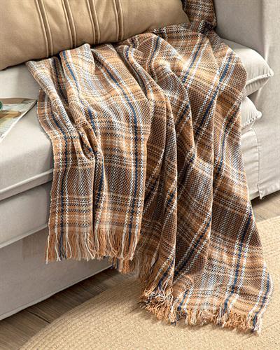 Rita Chair Shawl 130x170 cm Brown