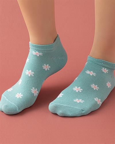 Rita Чорапи Дамски 3 Бр., Памучен, Бяло-Розово, 36-40