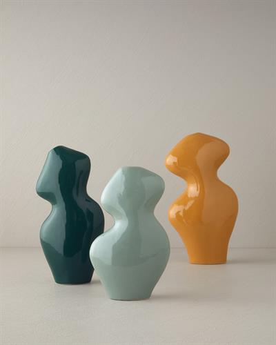 Rita Ваза 34 см Жълт