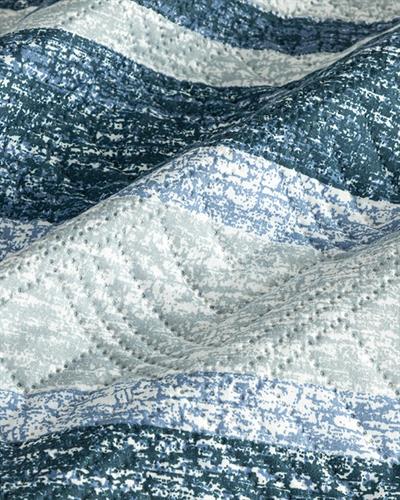 River Покривка За Легло Комплект King Size, Многофункционално, Синьо, 240 X 220 Cm