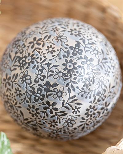 Rivera Декоративен Предмет Порцелан 10 см. Черен