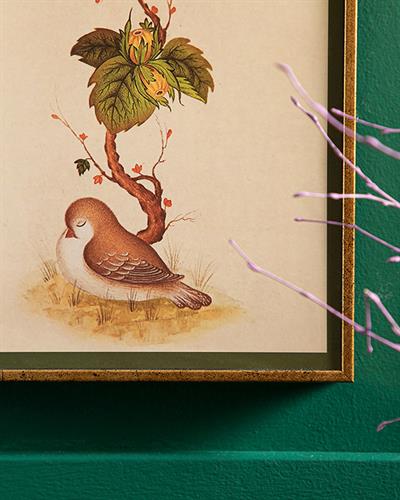 Robin Bird ТАБЛИЦА 18x23 cm Златисто