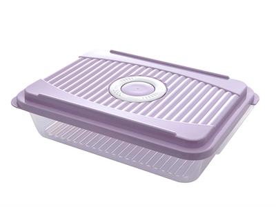 Rocket КУТИЯ ЗА СЪХРАНЕНИЕ Правоъгълен малък Пластмасов 2L Purple.