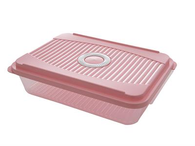 Rocket КУТИЯ ЗА СЪХРАНЕНИЕ Правоъгълно голямо Пластмасов 3,5L Pink