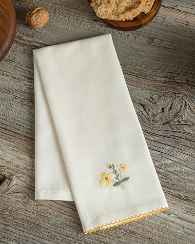 Rokso Кърпа За Изсушаване Памучен, Жълто, 30 X 50 Cm