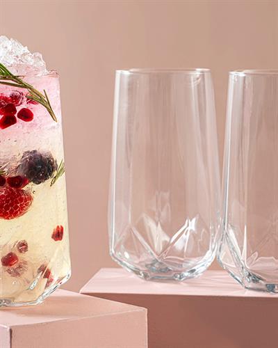 Roma Чаша За Безалкохолно 3 Бр., Стъкло, Прозрачен, 460 Ml