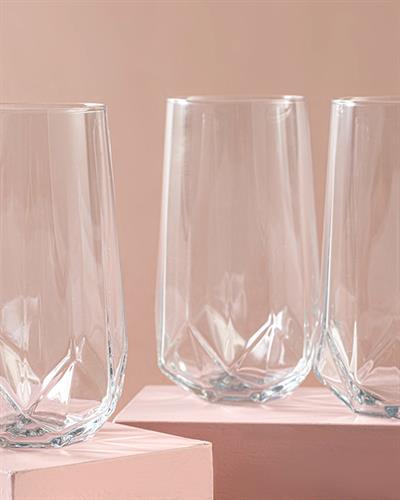 Roma Чаша За Безалкохолно 3 Бр., Стъкло, Прозрачен, 460 Ml