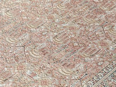Roman Jacquard Velvet anti slip Carpet 80x300 cm Powder