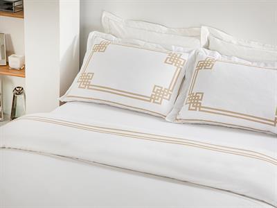Roman СПАЛНО БЕЛЬО КОМПЛЕ Кing size Памучен 240x220 cm Beige