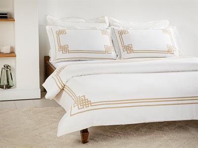Roman СПАЛНО БЕЛЬО КОМПЛЕ Кing size Памучен 240x220 cm Beige