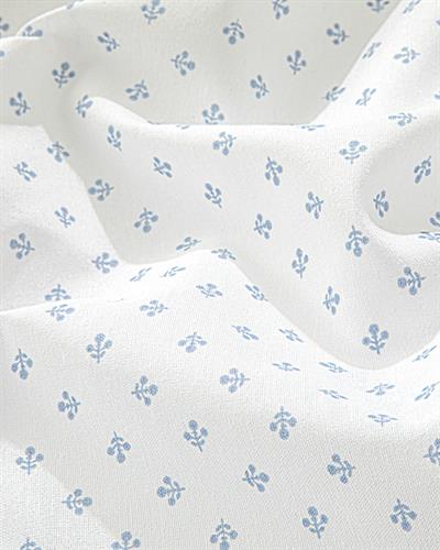 Romantic Bloom Спално Бельо Компле Двоен Размер, Лесно За Гладене, Синьо, 200 X 220 Cm