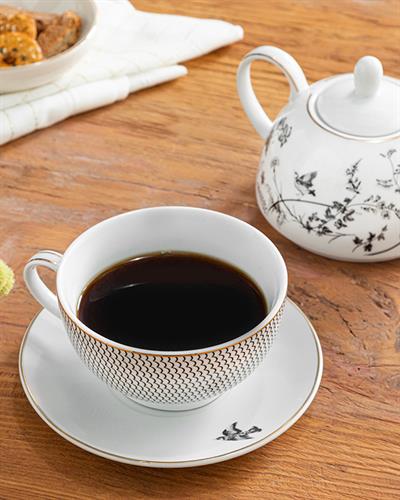 Romilly Porcelain Pot Set 480 ml+350 ml Black