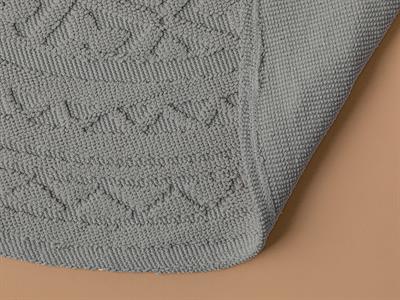 Ronita Килим Памучен, Сиво, 110 X 110 Cm