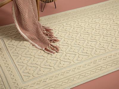 Ronita Cottony Rug 80x150 cm Cream