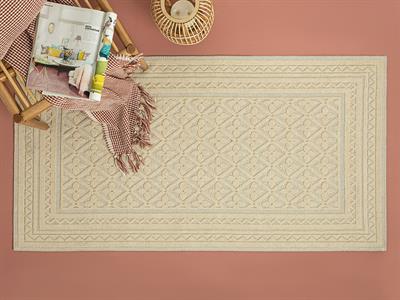 Ronita Cottony Rug 80x150 cm Cream
