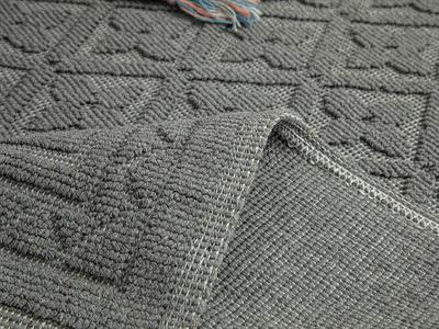 Ronita Килим Памучен, Сиво, 80 X 300 Cm